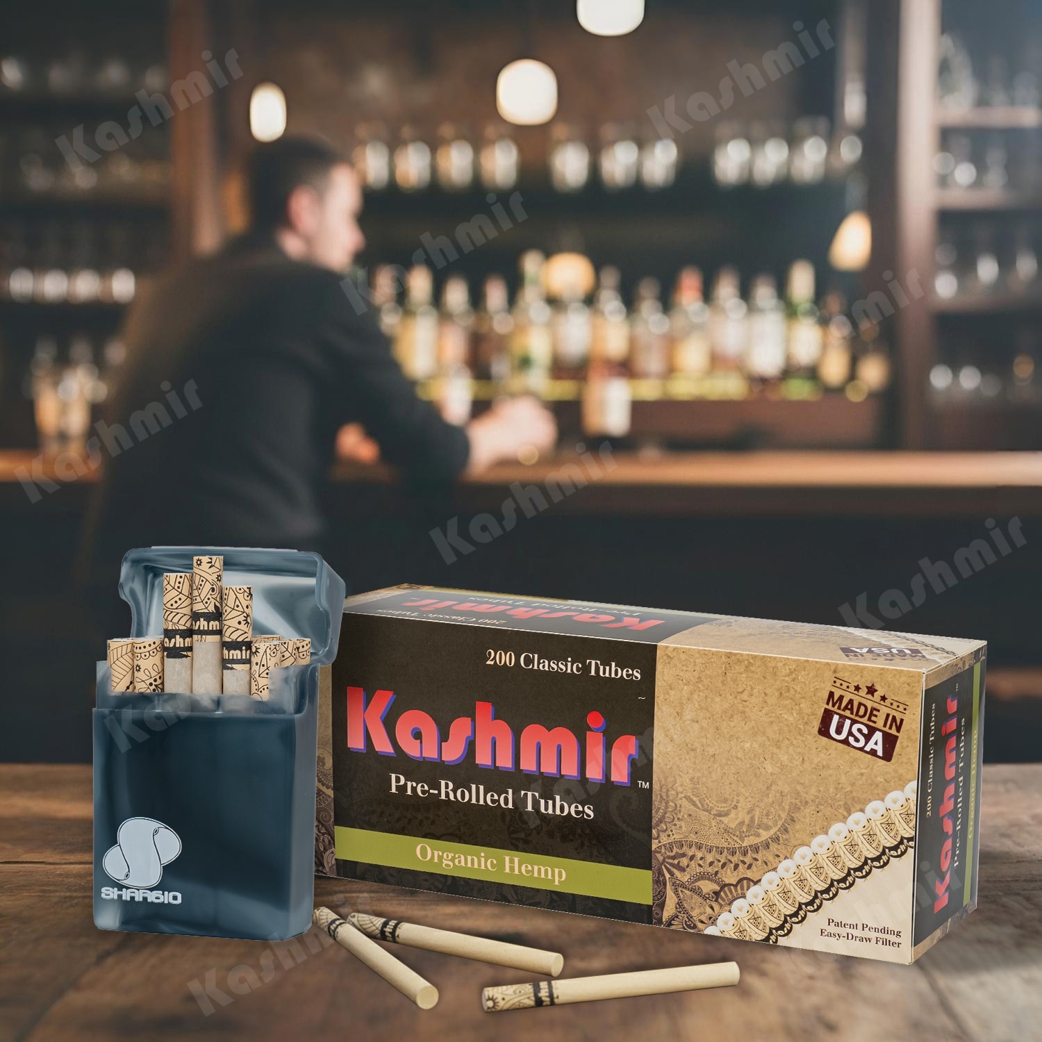Kashmir Pre-Rolled Carton Classic Tubes – One Pack 200ct
