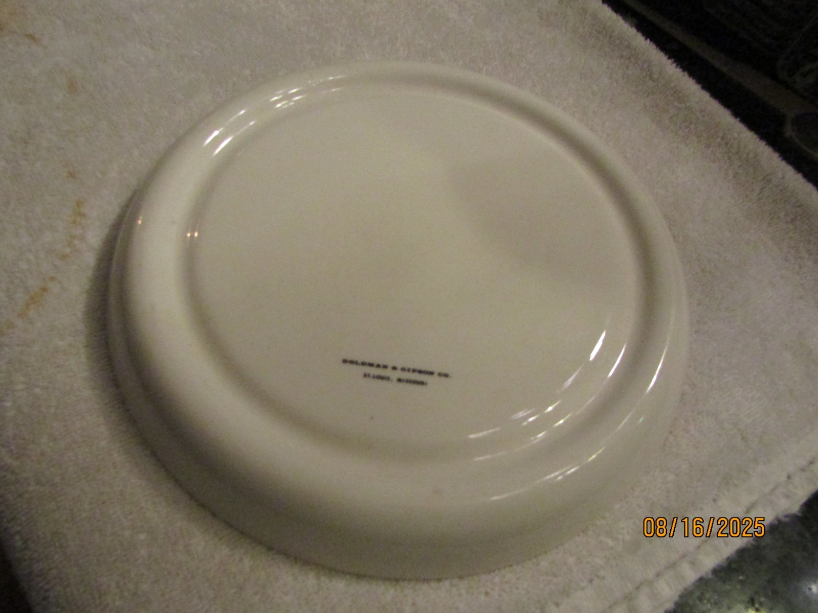 Vintage Narco 1920 1970 8.5″ Ashtray Goldman & Gipson Co St Lous
