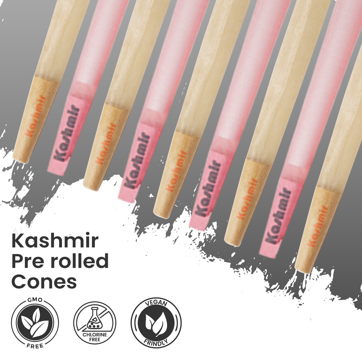 Kashmir Pink Pre Rolled Cones King Size – 200 Ct Limited Edition Rolling Paper