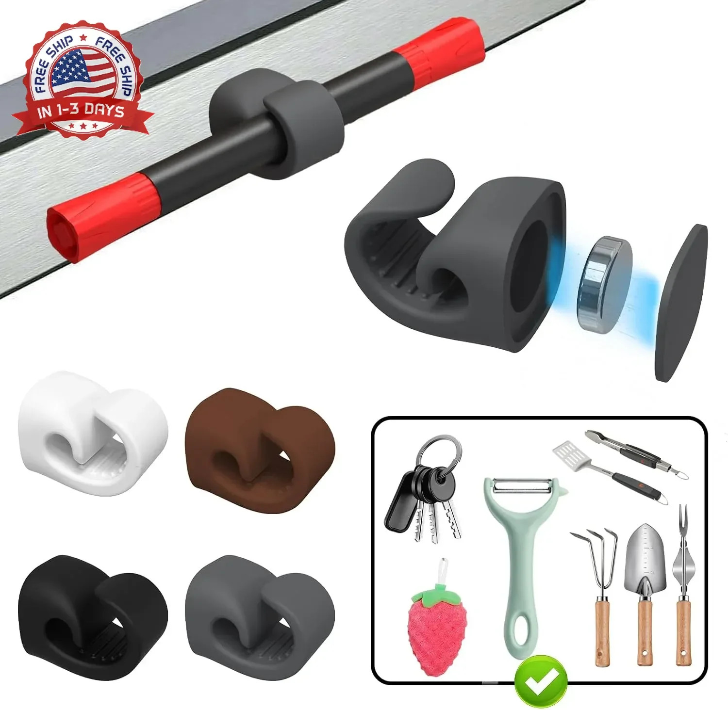 Magnetic Cigar Holder for Golf Cart – Golf Accessories Strong Magnet Cigar Clip