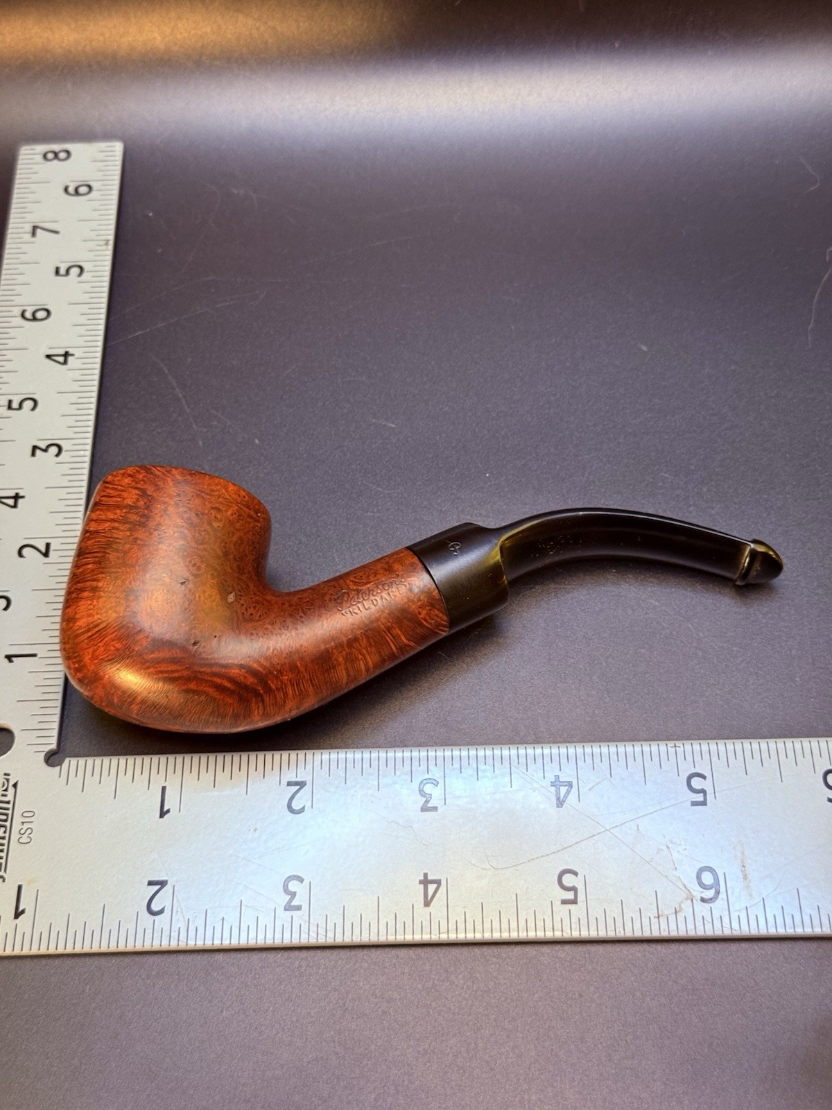 Vintage Peterson Kildare 01s 9mm Bent Billiard Tobacco Pipe