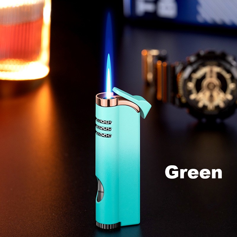 Cigar Torch Jet Lighter Refillable Butane Windproof Flame Cigarette Gas Lighters
