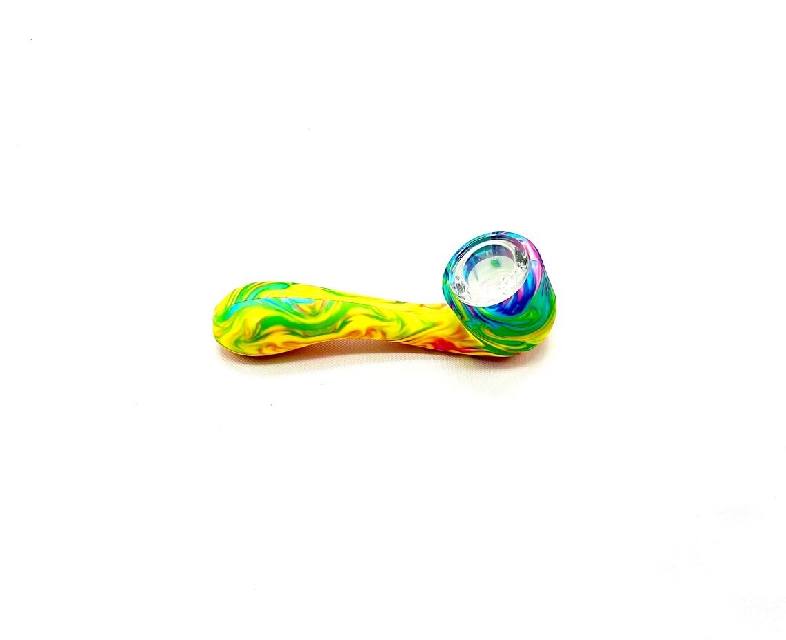 Discreet Silicone Smoking Pipe- Rubber Silicone