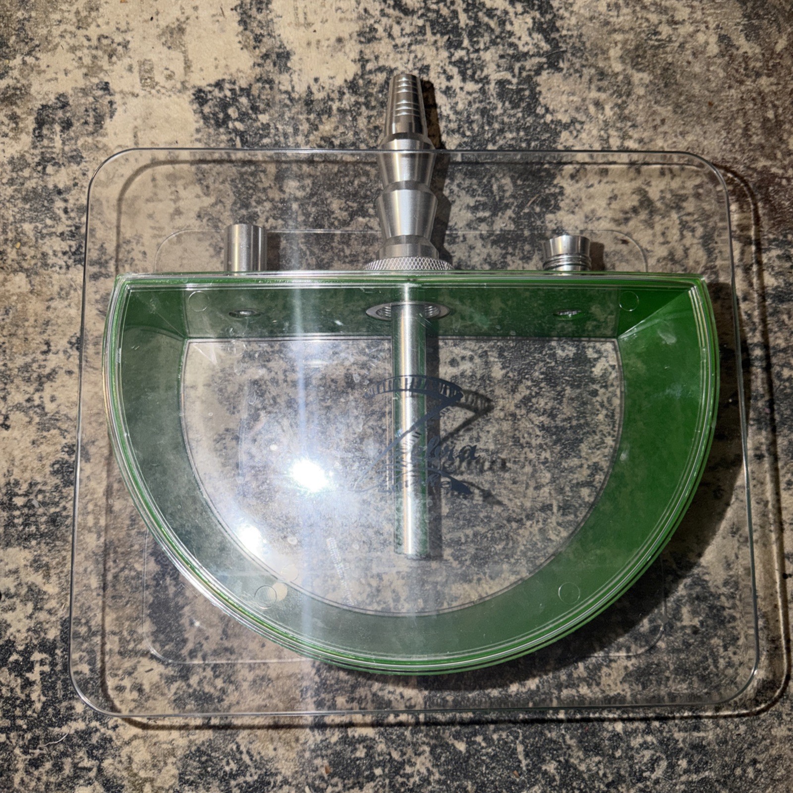 Zebra Smoke base & stem: Wheel Of Fortune Hose Handle