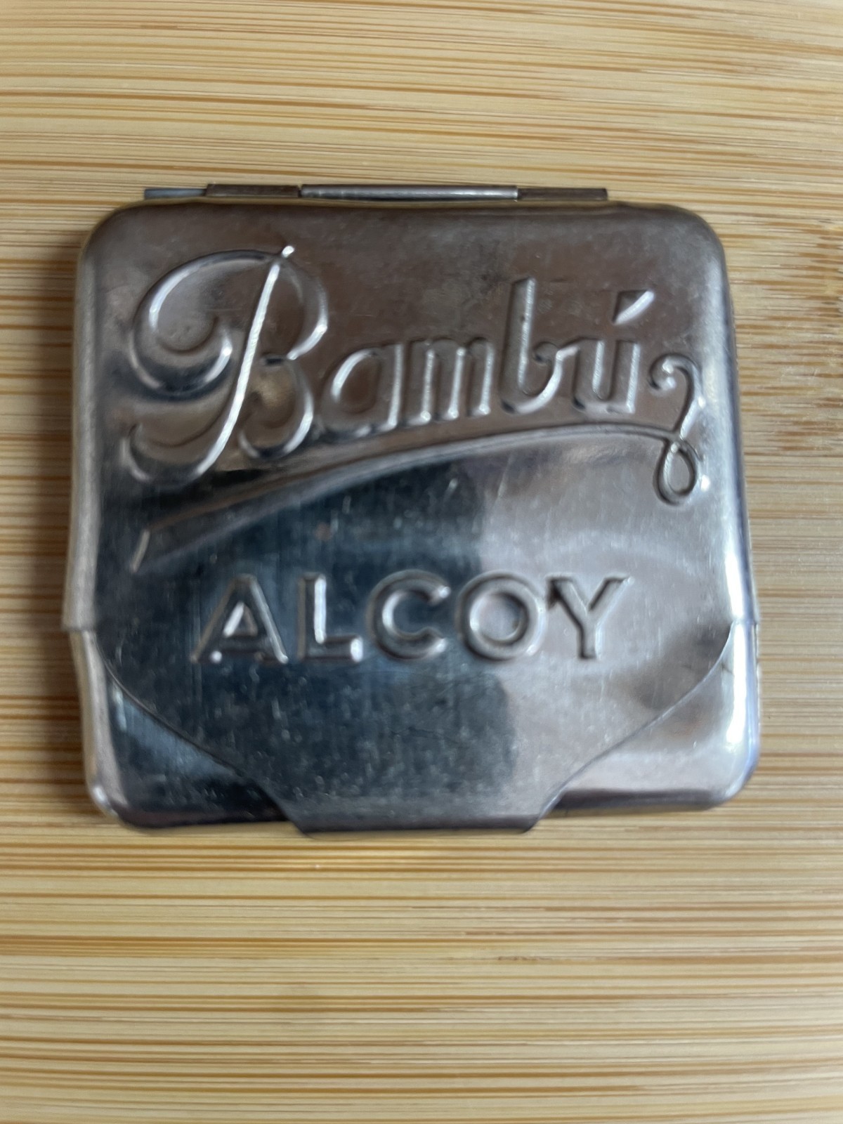 Bambu Alcoy Rolling Papers Case Made In Spain Aluminum Vintage