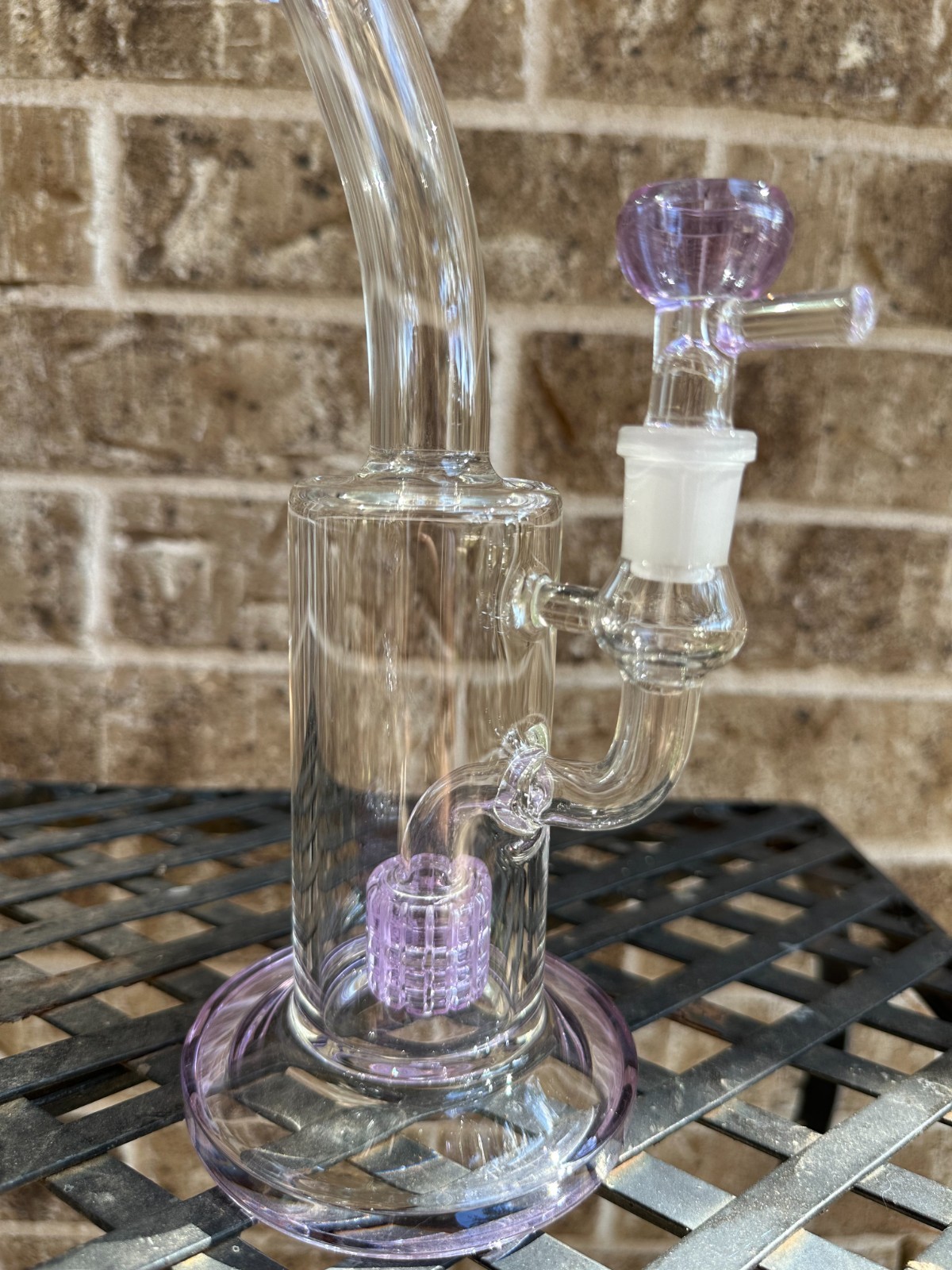 12″ 30CM Green Glass Water Pipe Bong Hookah Mass Tree Percolator Bongs 14mmBowl