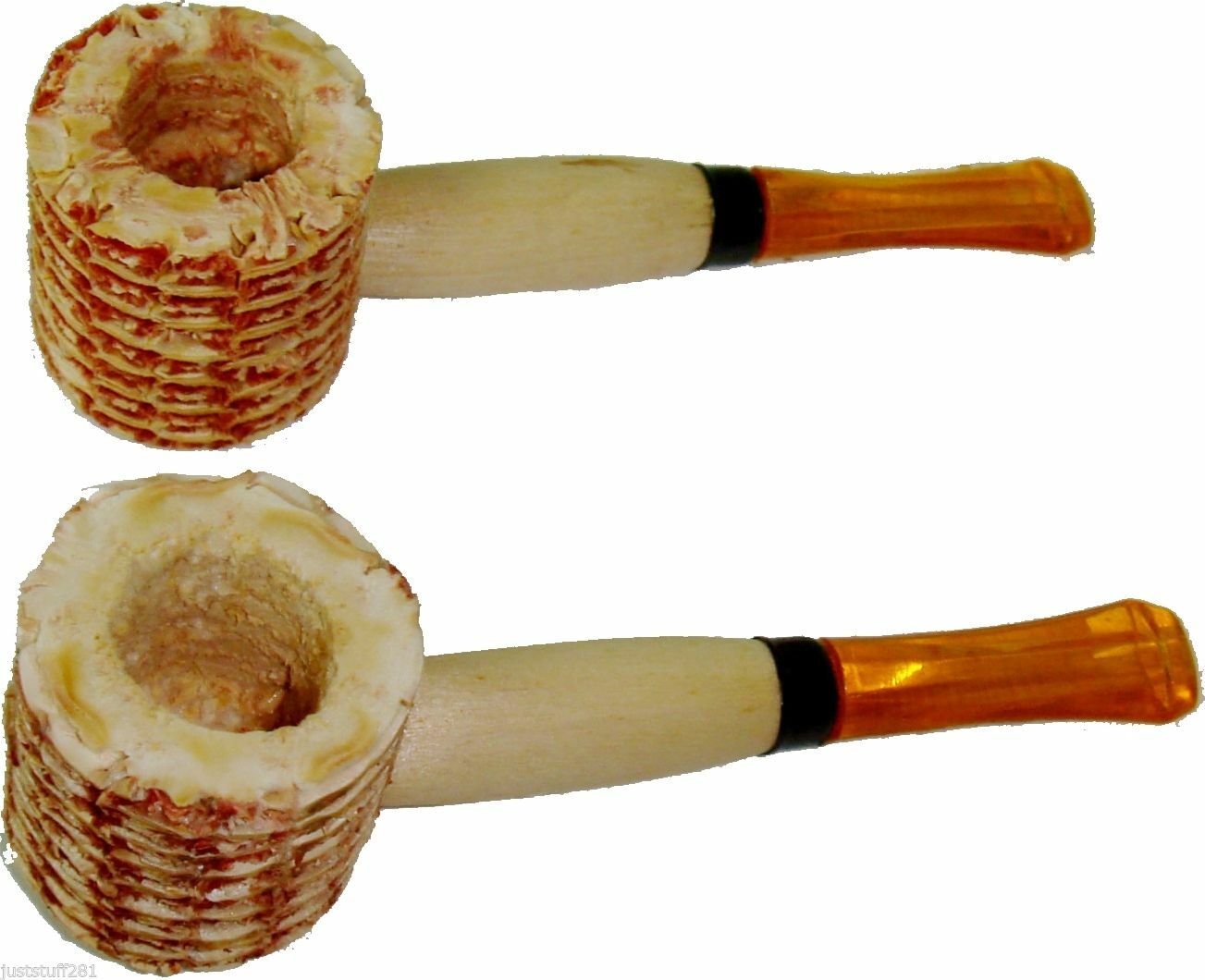 Classic Original Small Corn Cob Tobacco Smoking Pipes – 2 Pipes! *FREE SHIPPING*