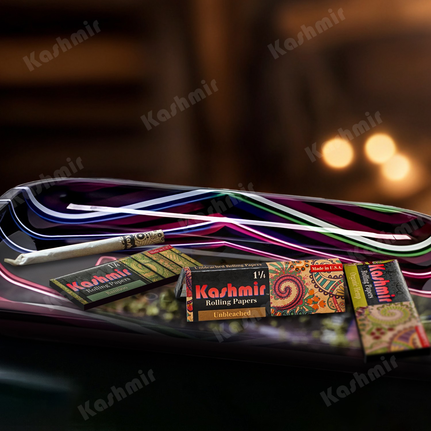 Kashmir Metal Trays Special Edition Perfect Stylish Design Rolling Tray Set of 3