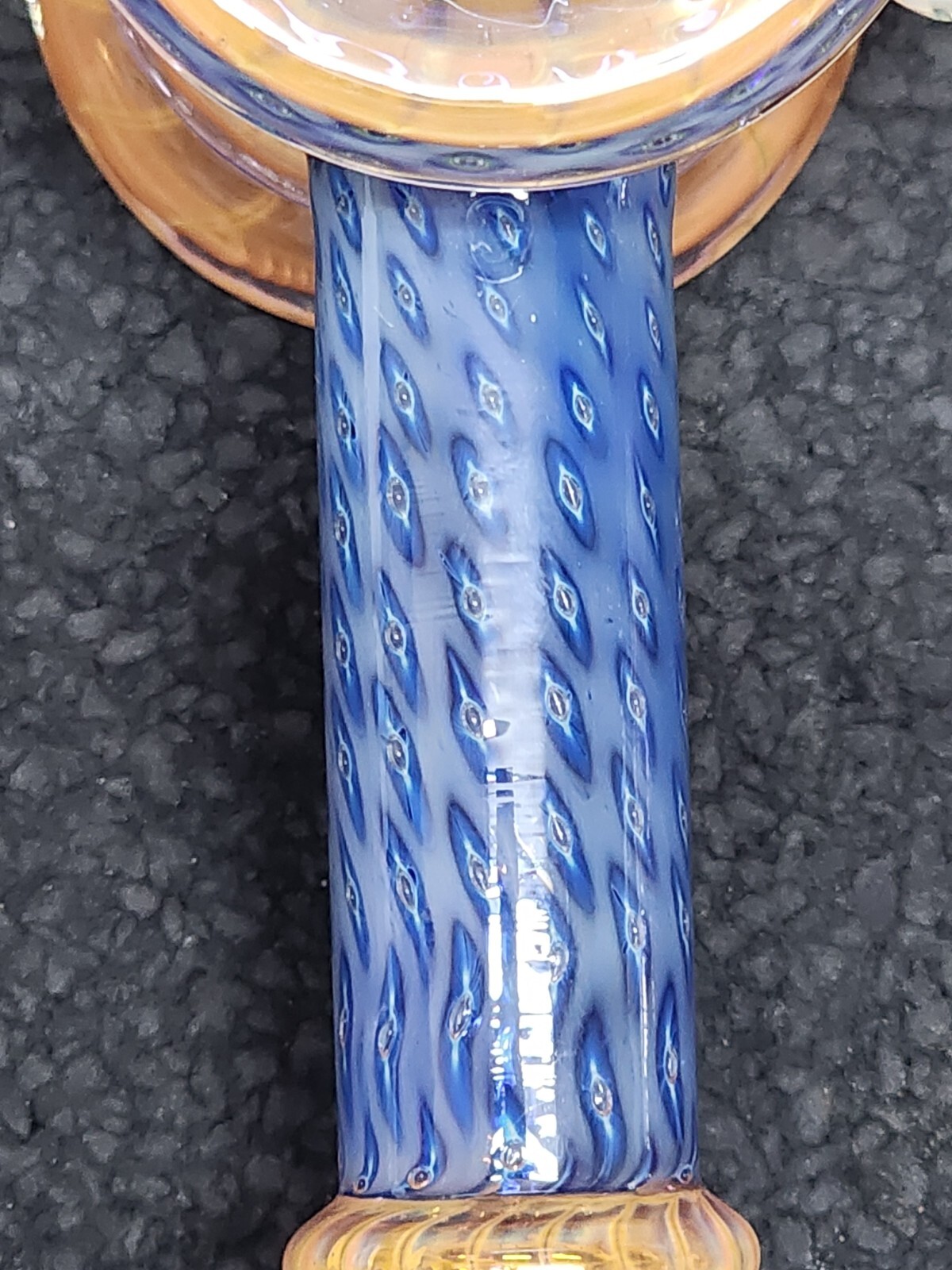 🔥 2 Stunning Custom-Made Hammer Glass Bubblers– Color-Changing Marble Opal