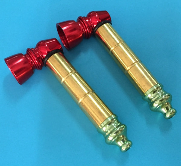 ((((set Of 2 PCS )))smoking metal pipes for tobacco