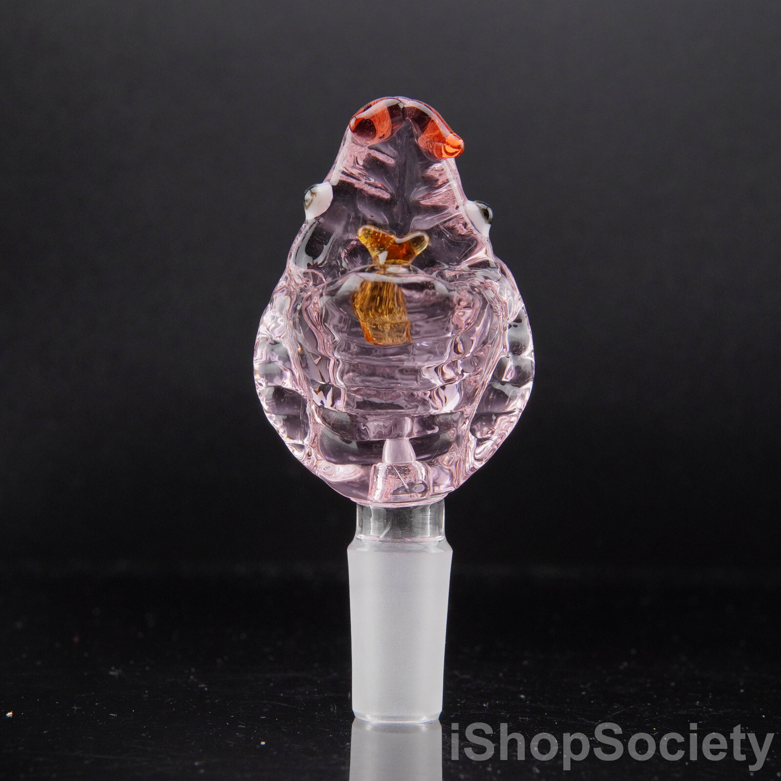 3½” Viper Snake Glass Slide Bowl 14mm Water Pipe Hookah Head Piece Thick Bowl PK
