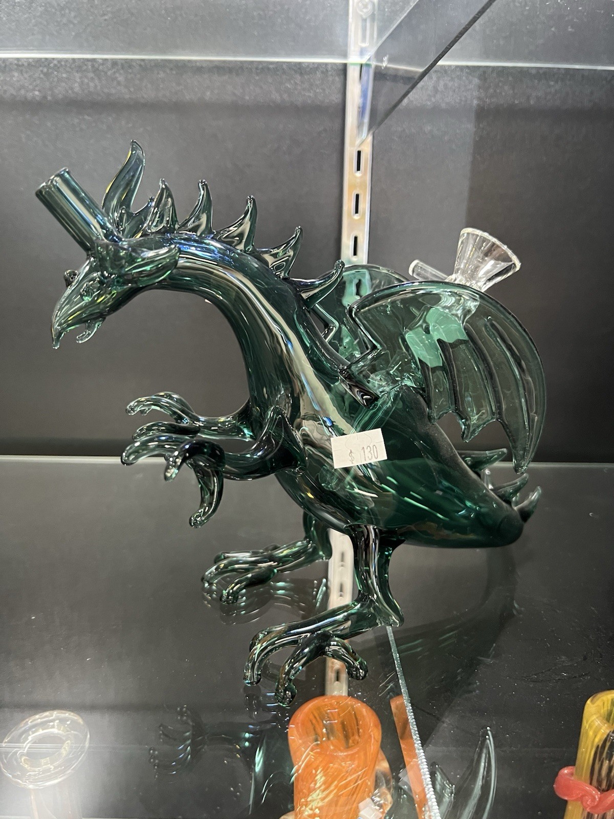 Heavy Duty Dragon Glass Bong Water Pipe Tobacco Smoking Pipe 14MM Bowl