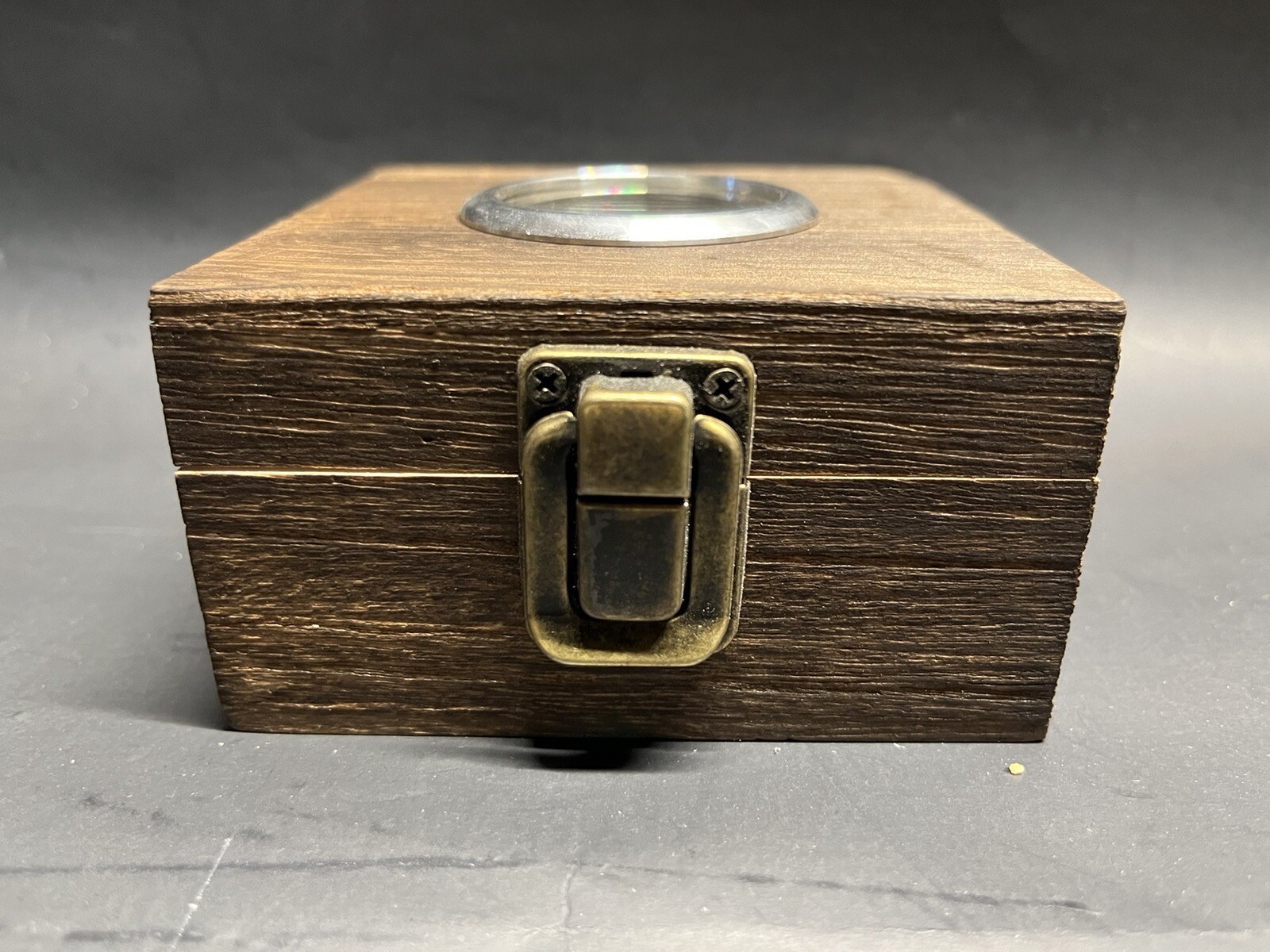 RARE Heavy 5-side Zippo lighter machine Skull Zippo New Wood Box