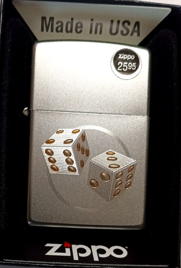 Zippo Lighter “Dice” 29412 #79 NEW IN BOX