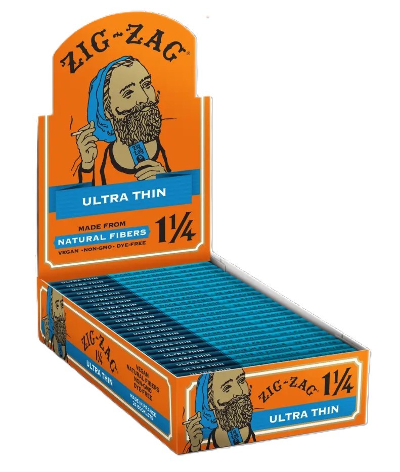 Zig Zag Ultra Thin 1 1/4 Rolling Papers 24pk Retailers Box