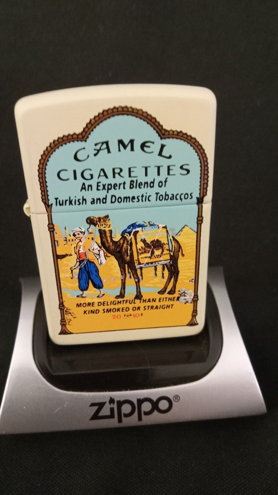 Zippo Camel Cream “Expert Blend” Desert Turkish Domestic Smooth Very Rare HTF!$