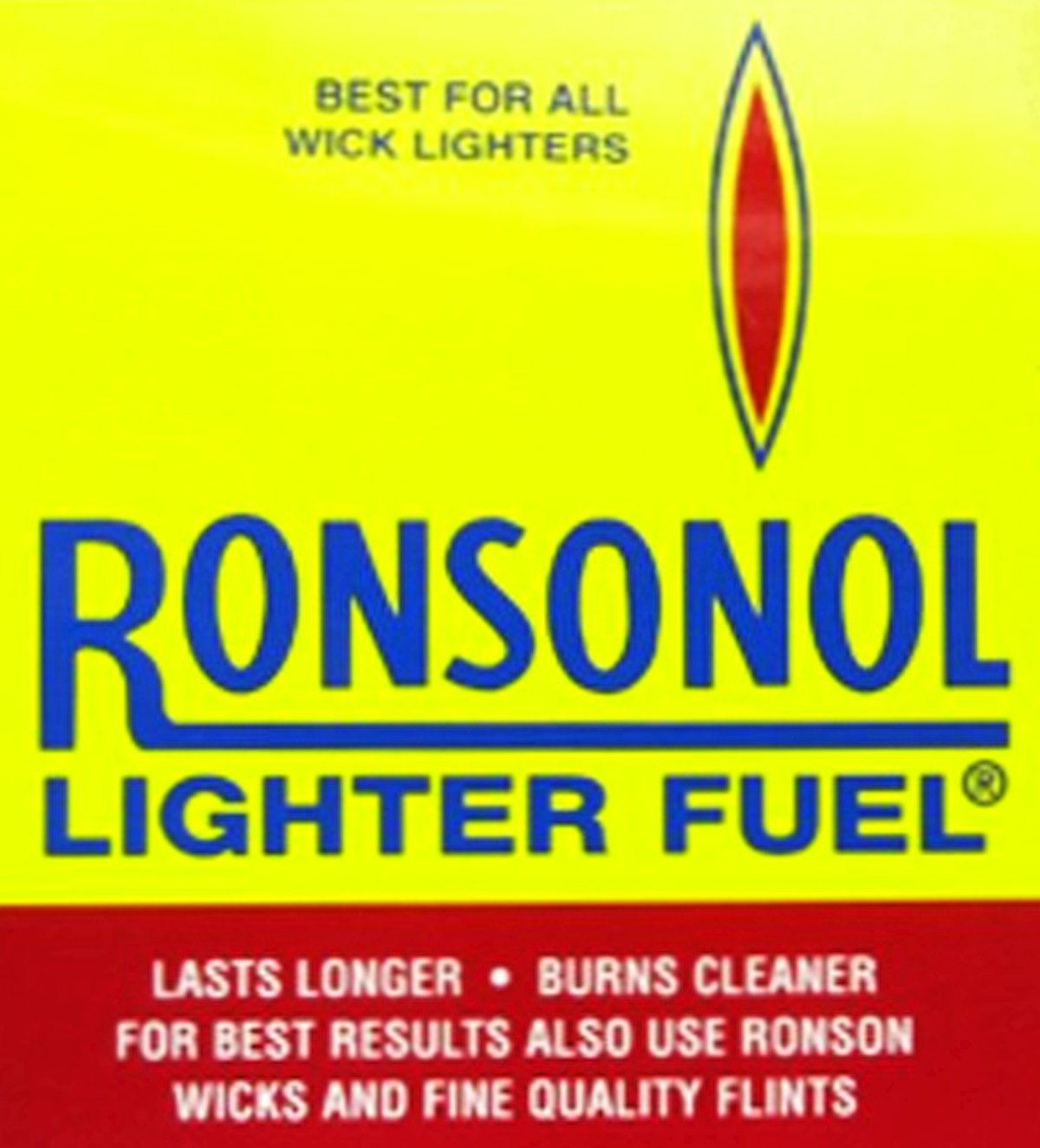 RONSONOL Lighter Fluid Fuel 5 oz + 6 RONSON FLINTS by zippo wick lighters 99061
