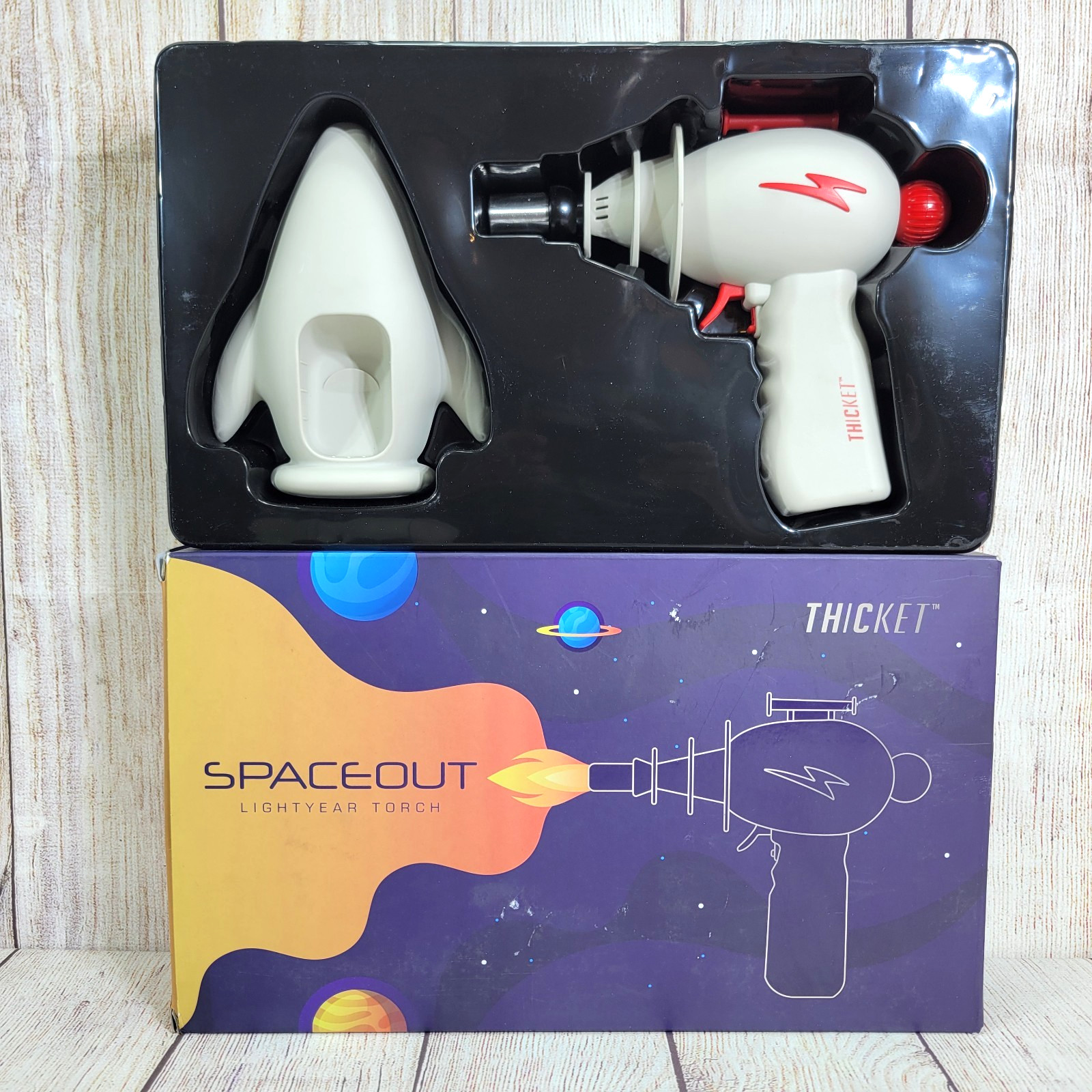 NEW in Box Spaceout Lightyear Ray Gun Torch Lighter (White)