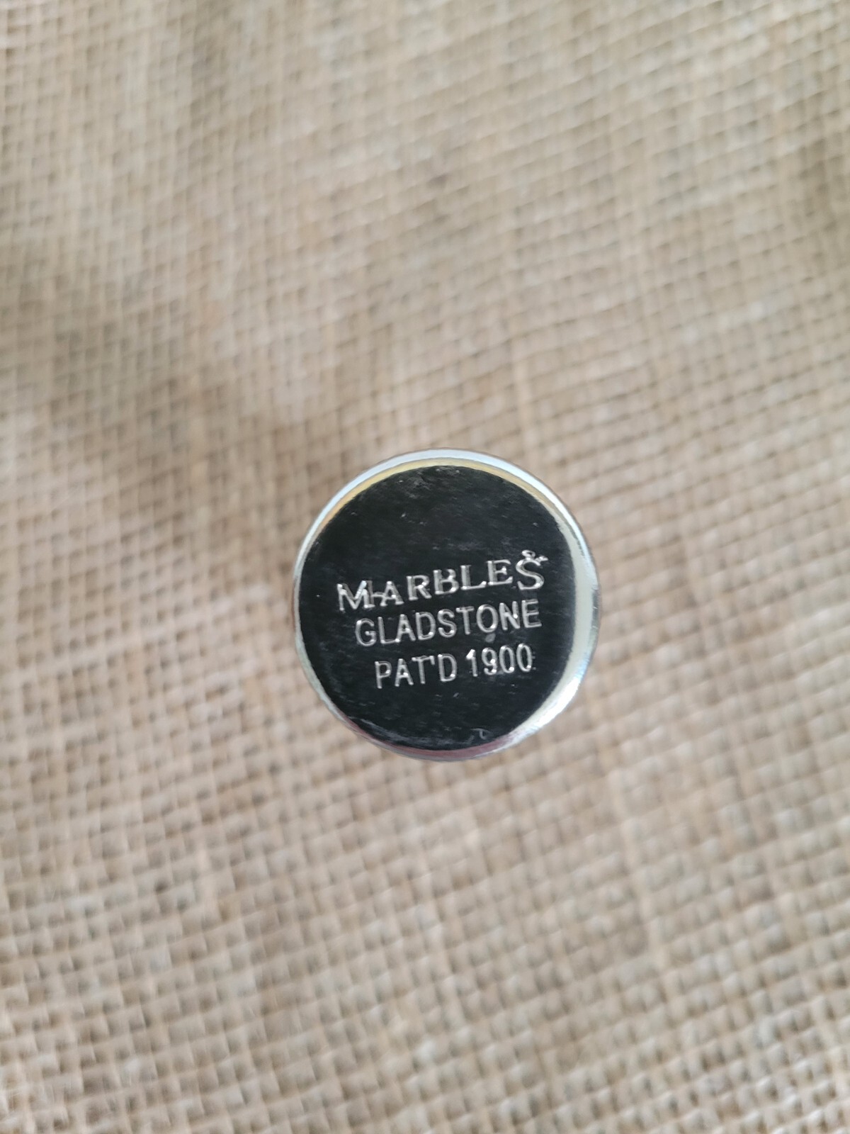 Marbles Match Safe From Original 1900 Patent Waterproof Stainless Construction