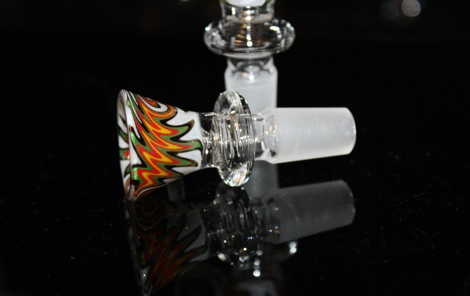 14mm BOOM GLASS II Slide Bowl Tobacco WIG WAG Glass Slide 14 mm male