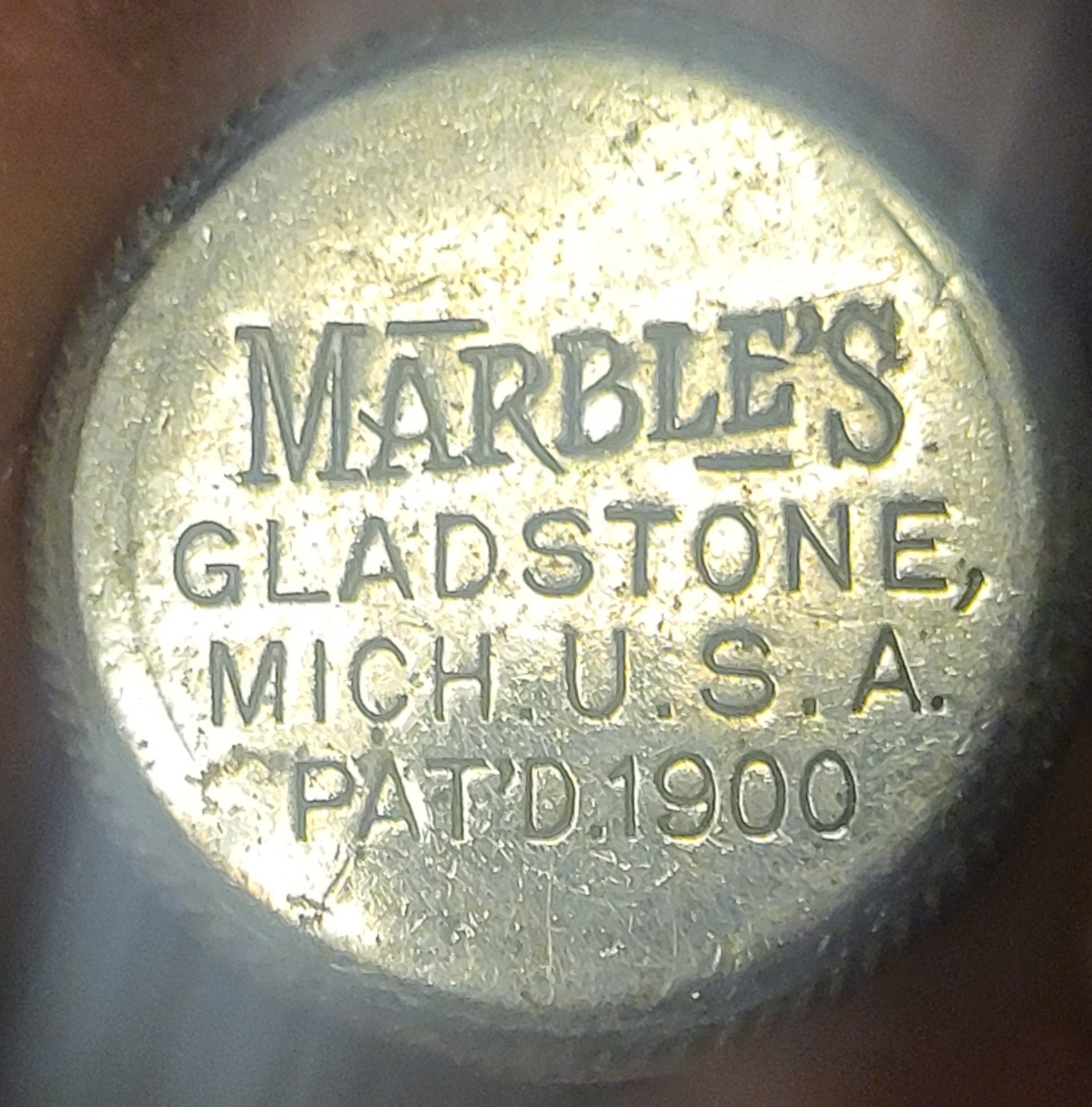 Antique Marbles Weatherproof Match Safe – Patened 1900 Gladstone Mich