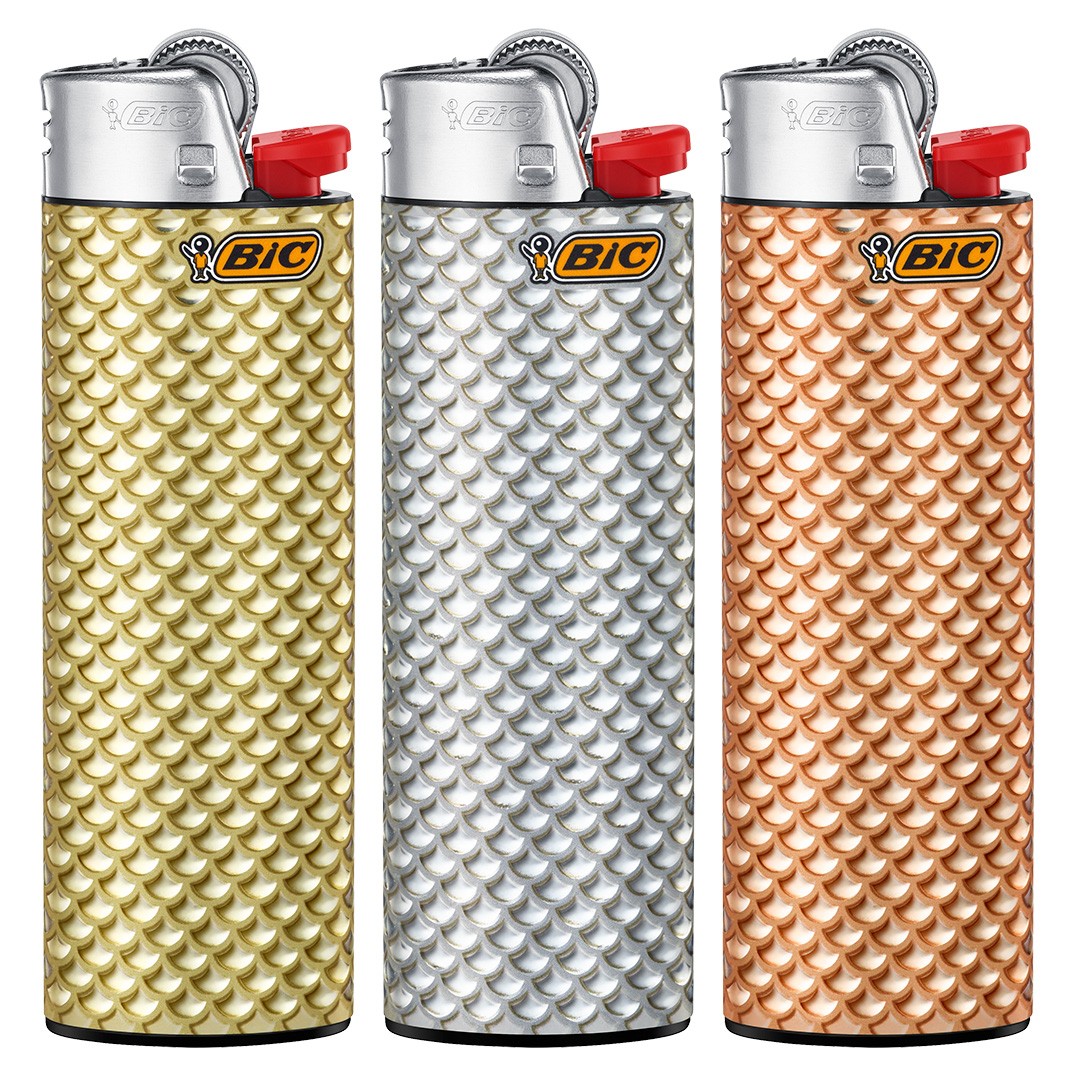 BIC Maxi Pocket Lighters, Limited Edition Signature Series, 6-Pack