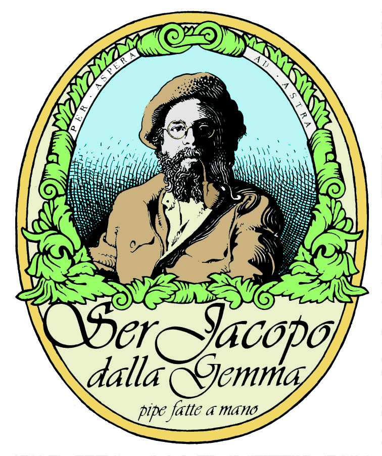 New & Unsmoked Ser Jacopo Domina 2015 L2 Bent Author Double Silver Bands #60/333