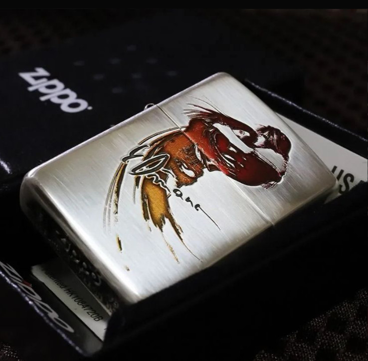 Zippo Final Fantasy VIII 8 Squall & Rinoa Yoshitaka Amano Signature Oil Lighter