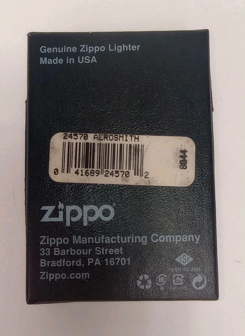 Aerosmith Zippo Lighter 2010 NEW in box #24570