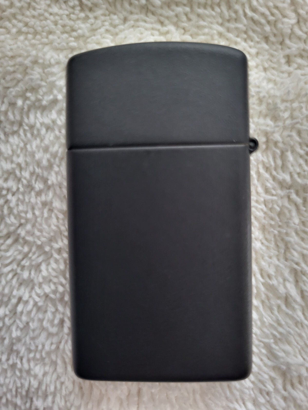 Small 2 X 1.25 Inch Black Matte Zippo Lighter Engraved “Barb”