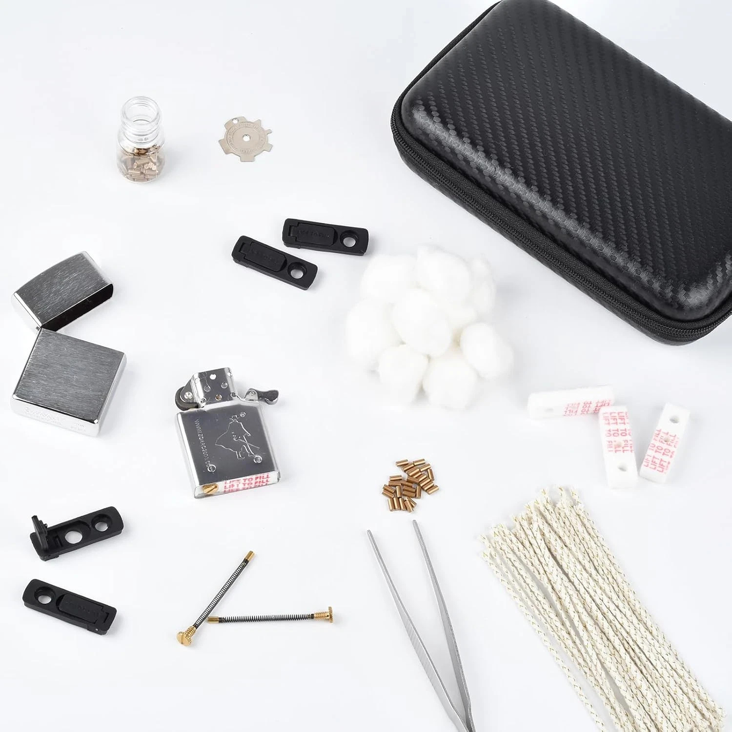 Lighter Repair Kit with Case, Vintage Kit, Flint Screw Kit,…