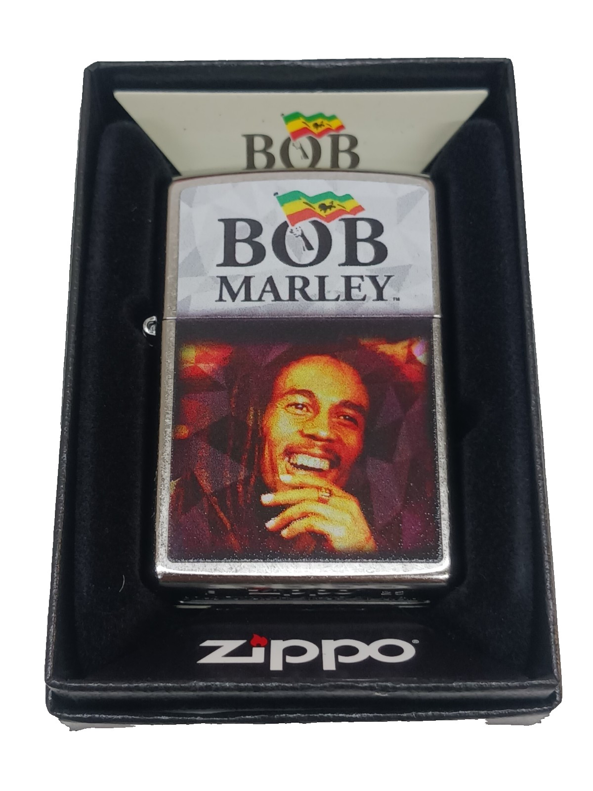 Zippo Bob Marley Street Chrome Color Image 46994