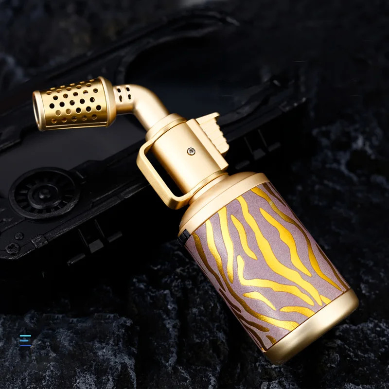 JOBON Multifunction Blue Flame Lighters Safety Locking Adjustable Flame Alloy