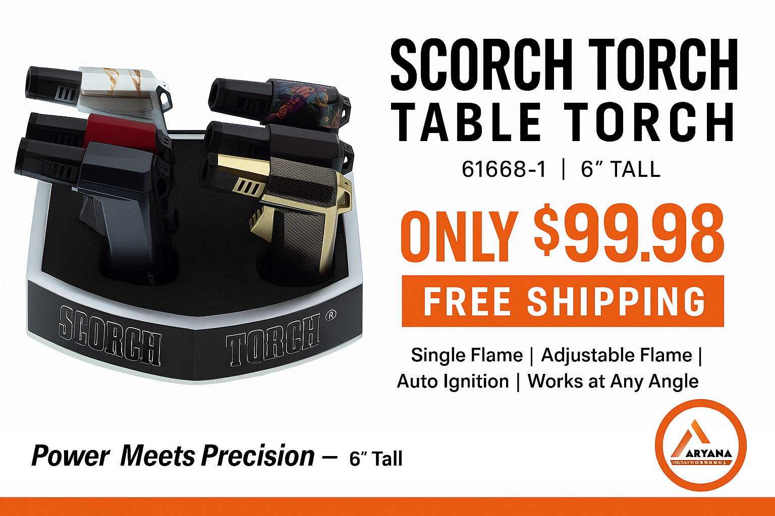 SCORCH TORCH TABLE TORCH | 61668-1 | 1CT