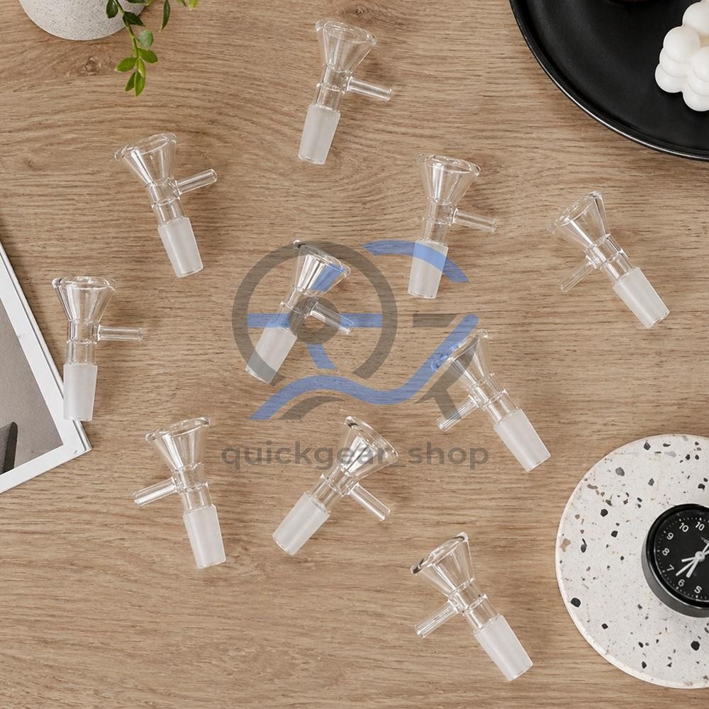 (10 PACK) 14MM Male Glass Bowl For Water Tobacco Pipe Bong Replacement Head US