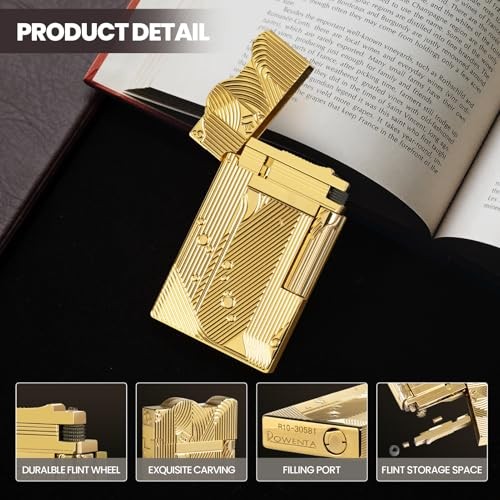 Unique Fancy Vintage Trench Lighter – One Piece Sanji, Brass Pipe, Fluid