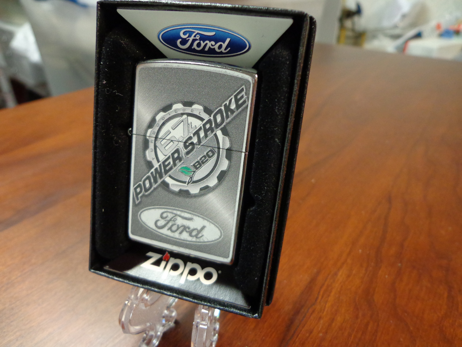 FORD POWERSTROKE 6.7L TURBO DIESEL TRUCK ZIPPO LIGHTER MINT IN BOX