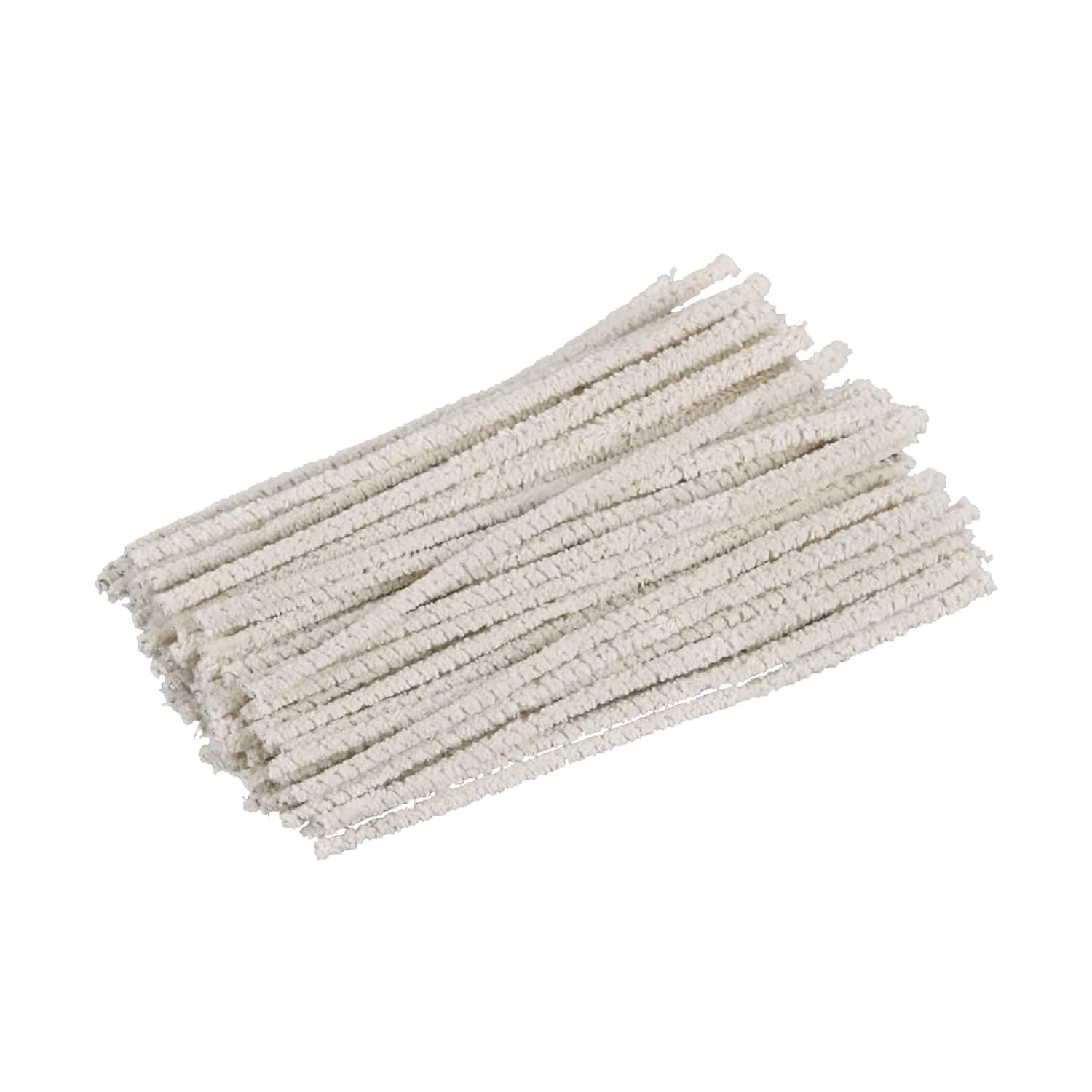 100 Pack Cone Pipe Cleaner 6″ Pipe Cleaner Bulk, Cotton and Wire Pipe Cleaner