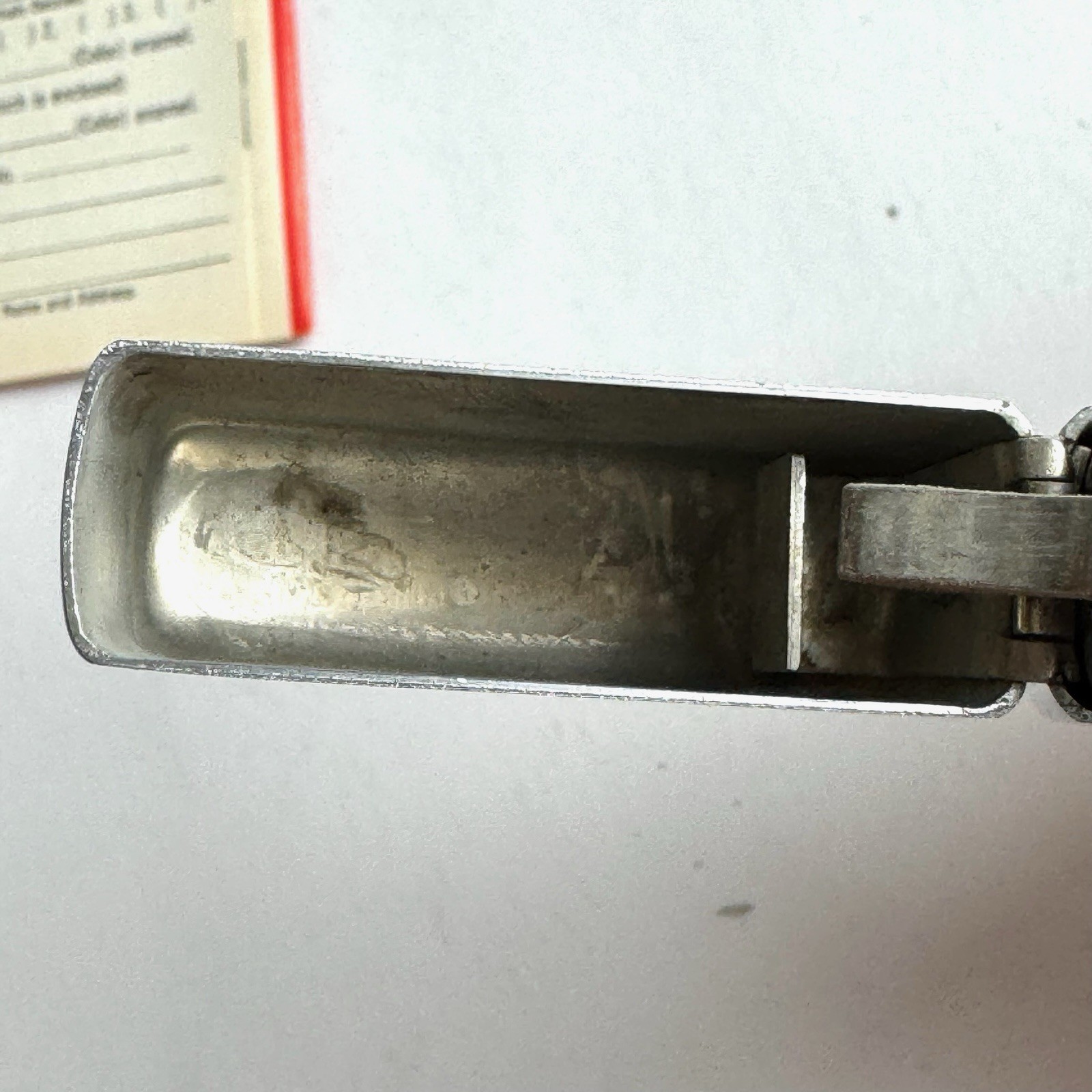 zippo lighter No. 200 Brush Finish in original box 1965 UNTESTED