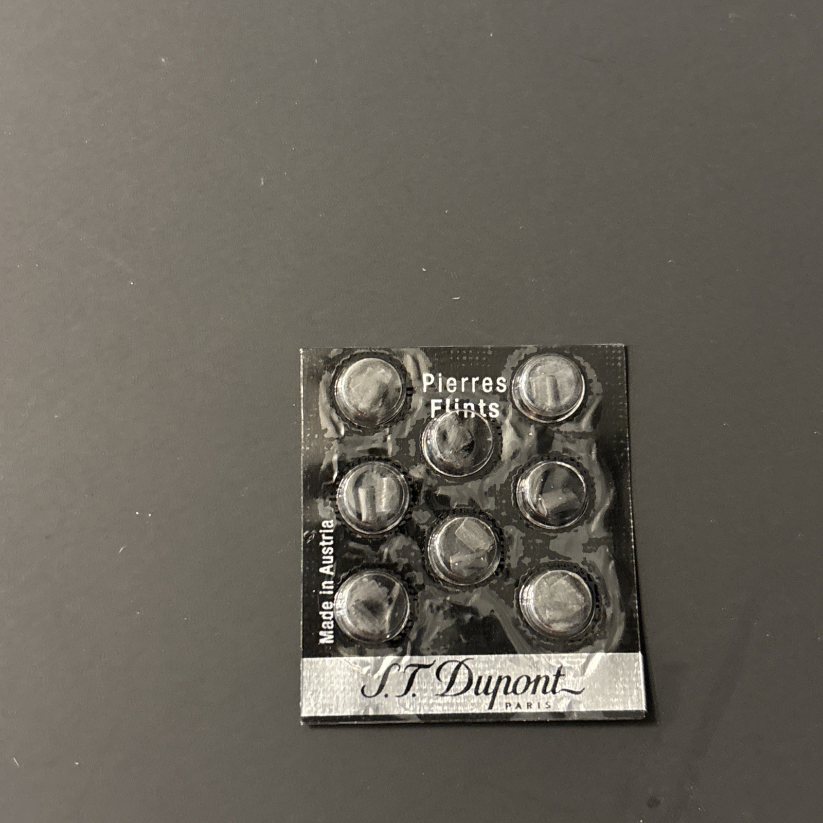 S.T. Dupont Paris 8 pack of Vintage Lighter Flints – NEW