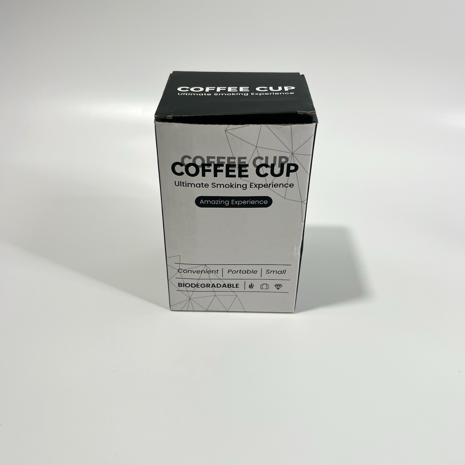 Portable Coffee Cup with Ceramic Bowl & High Temp Silicone Tobacco Water Pipe