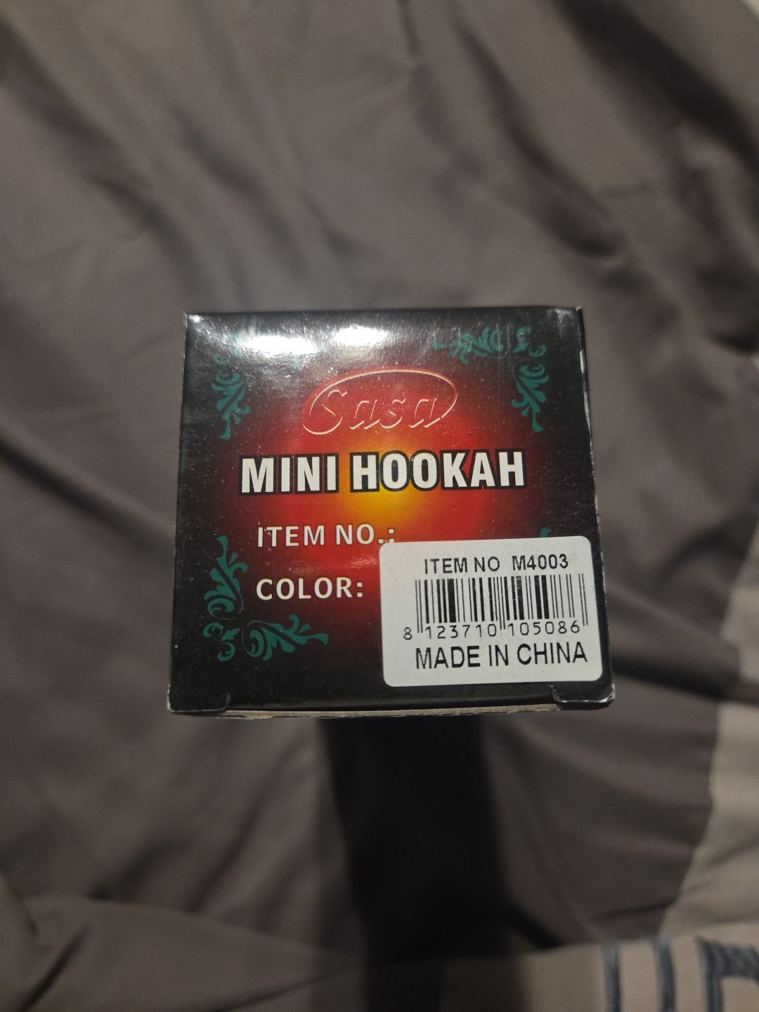 New Not Opened Sasa Mini Hookah 1 PC Brand New Amazing Price