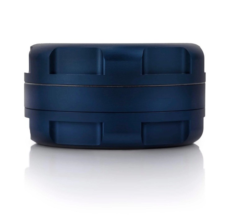 GRAV® 3-PIECE GRINDER- CNC-machined aluminum, 19 Teeth, MIDNIGHT BLUE