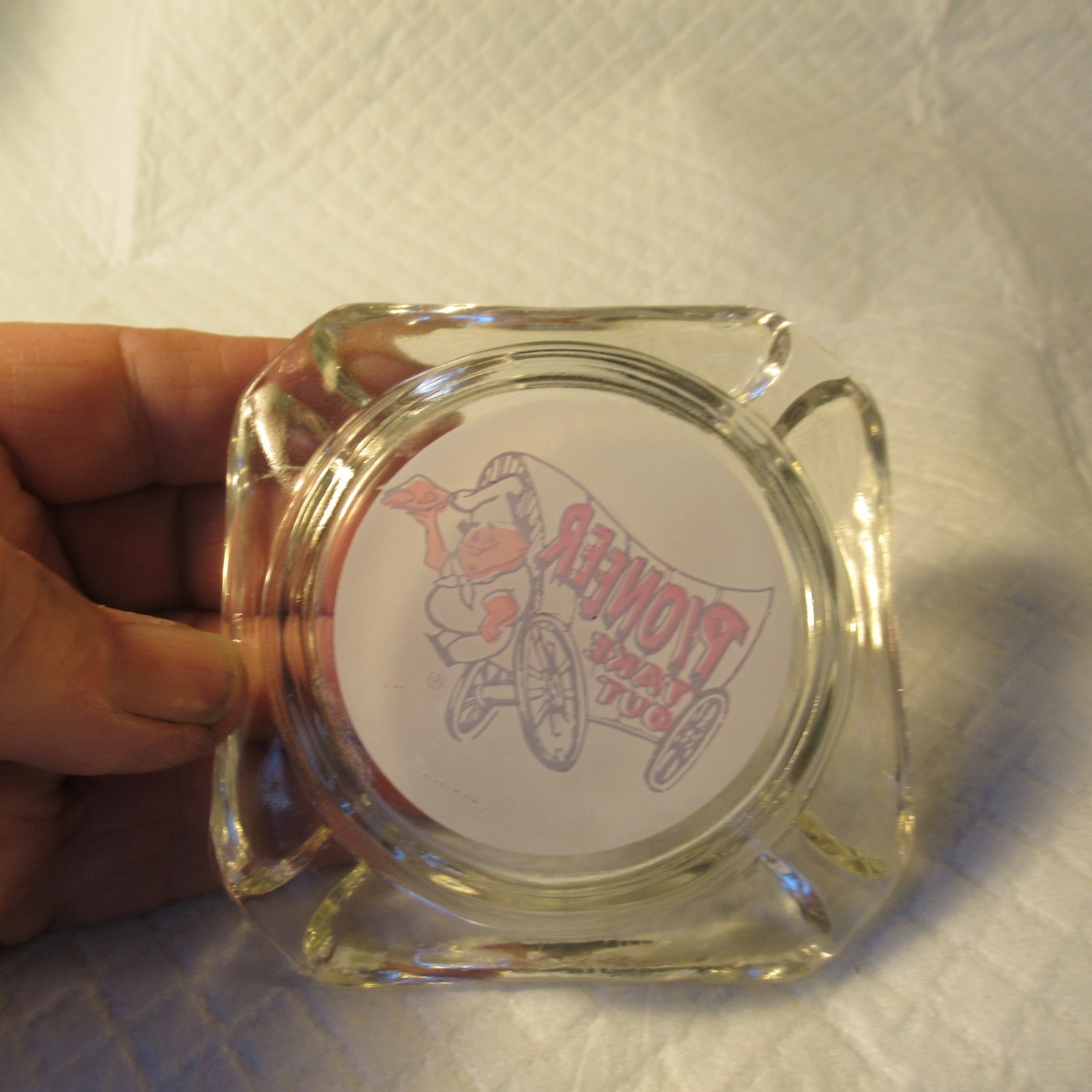 VINTAGE ASHTRAY PIONEER TAKE OUT