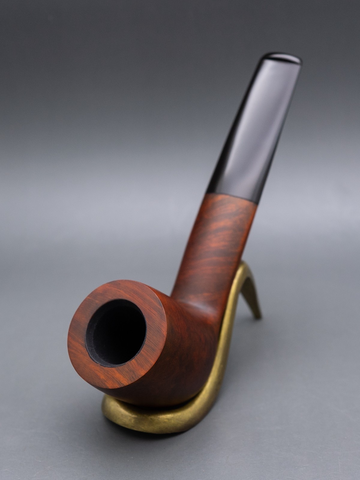 Lorenzo Large Oval Shank Billiard Pipe – NOS/Unsmoked In Original Box with Sock