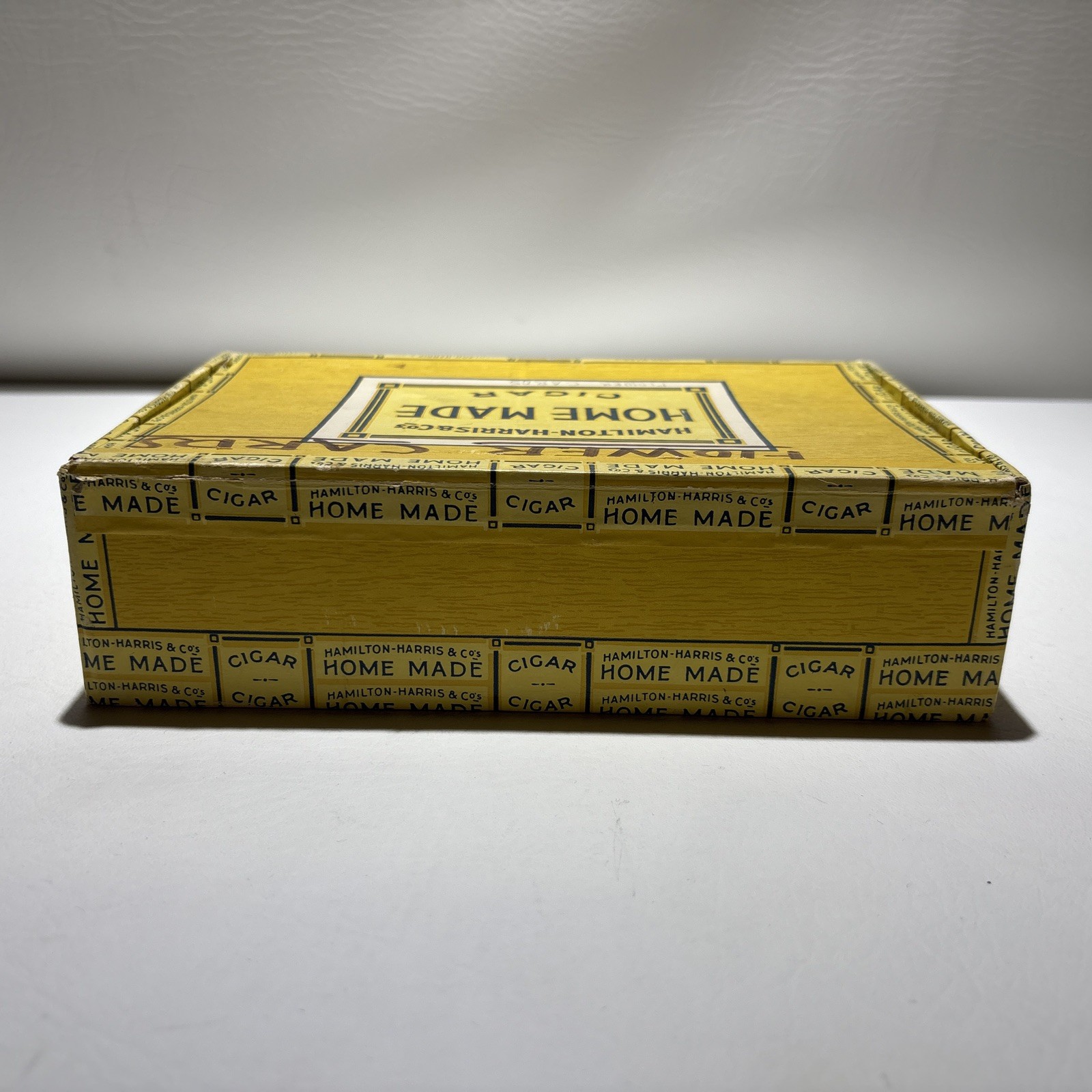 Vintage Hamilton-Harris & Co Home Made Cigar Box EMPTY