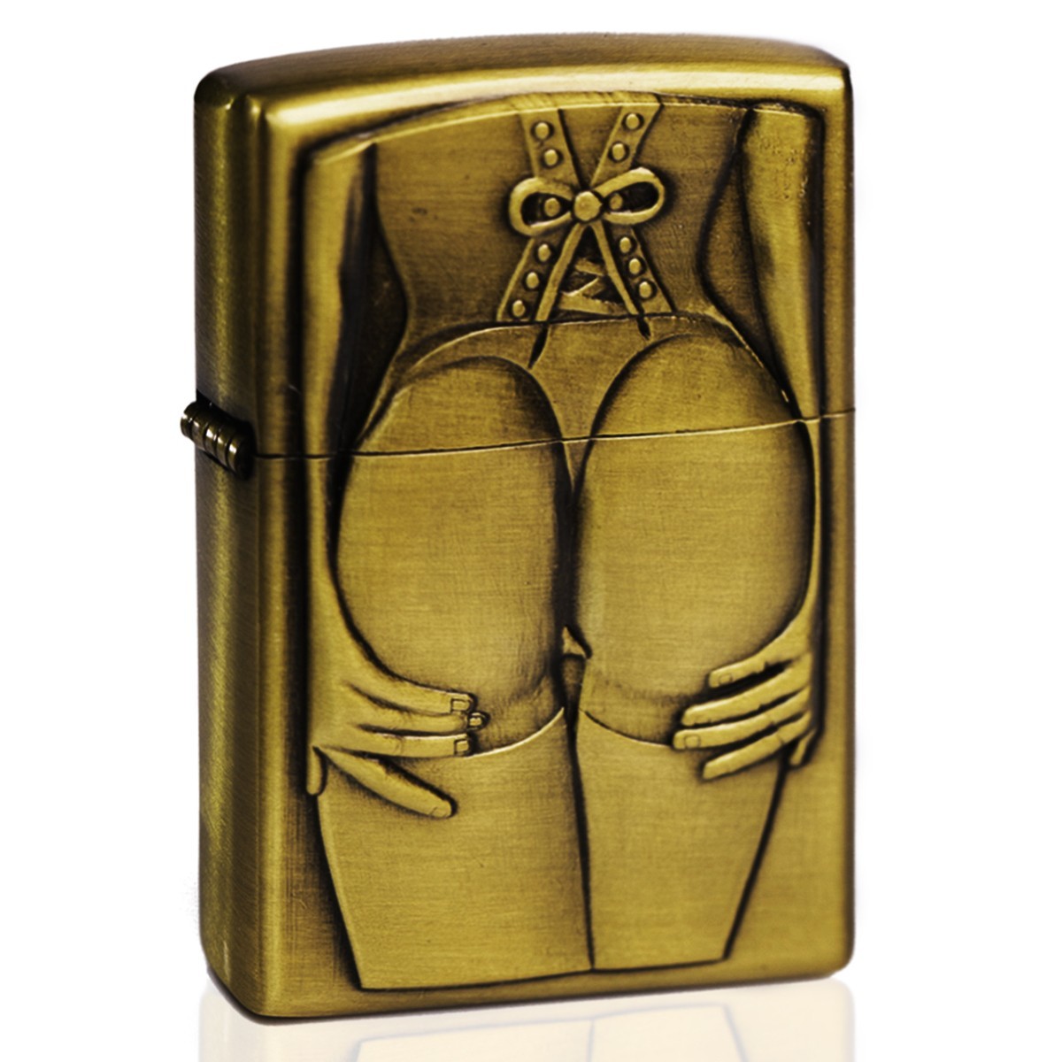 Yaesina Retro Steel Wheel Flip-Top Cigarette Pocket Lighter (Kerosene Excluded)