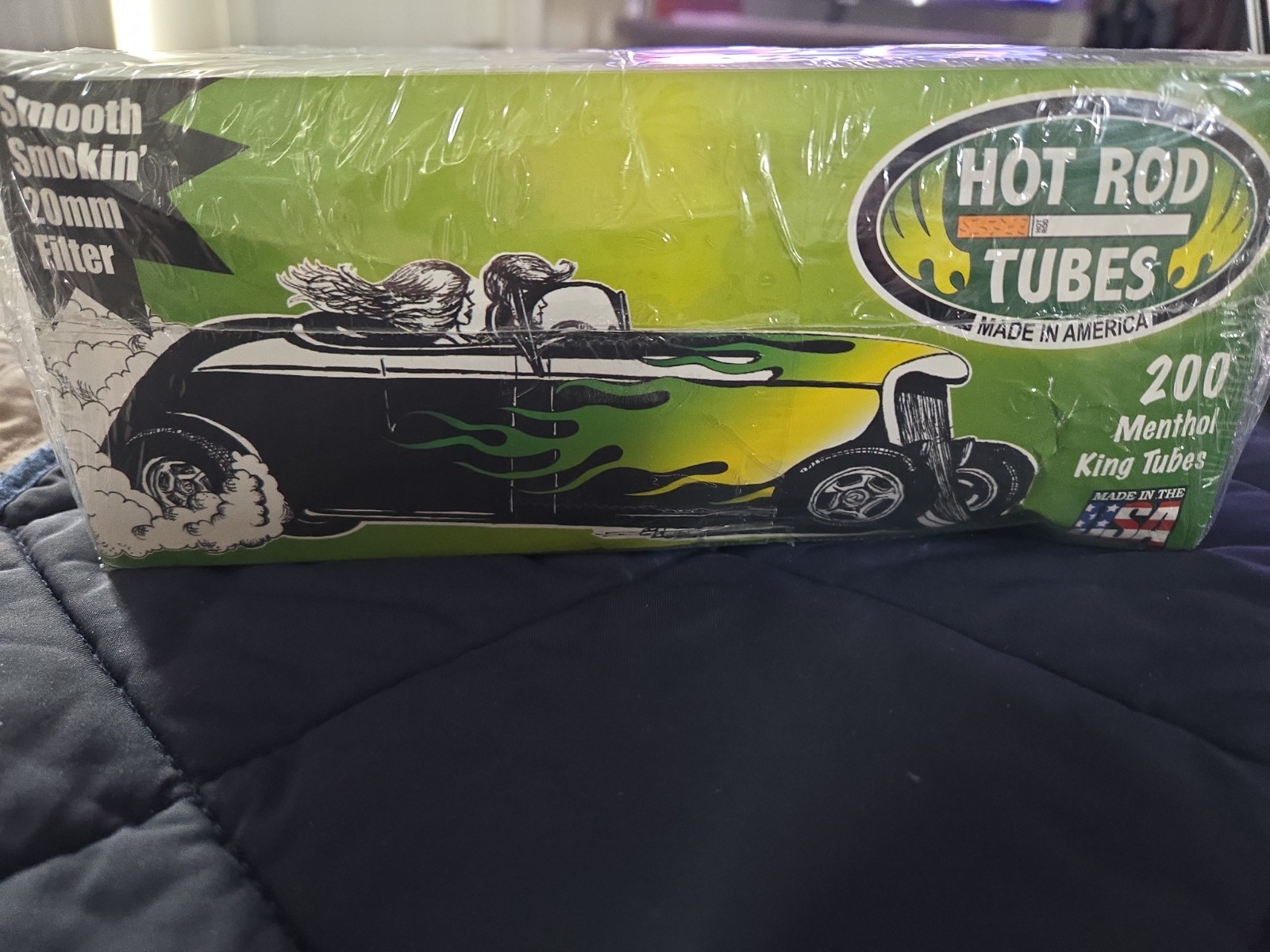 Hotrod Cigarette Tubes Menthol King Size 1000 Count 200 RYO Tubes x 5 Boxes