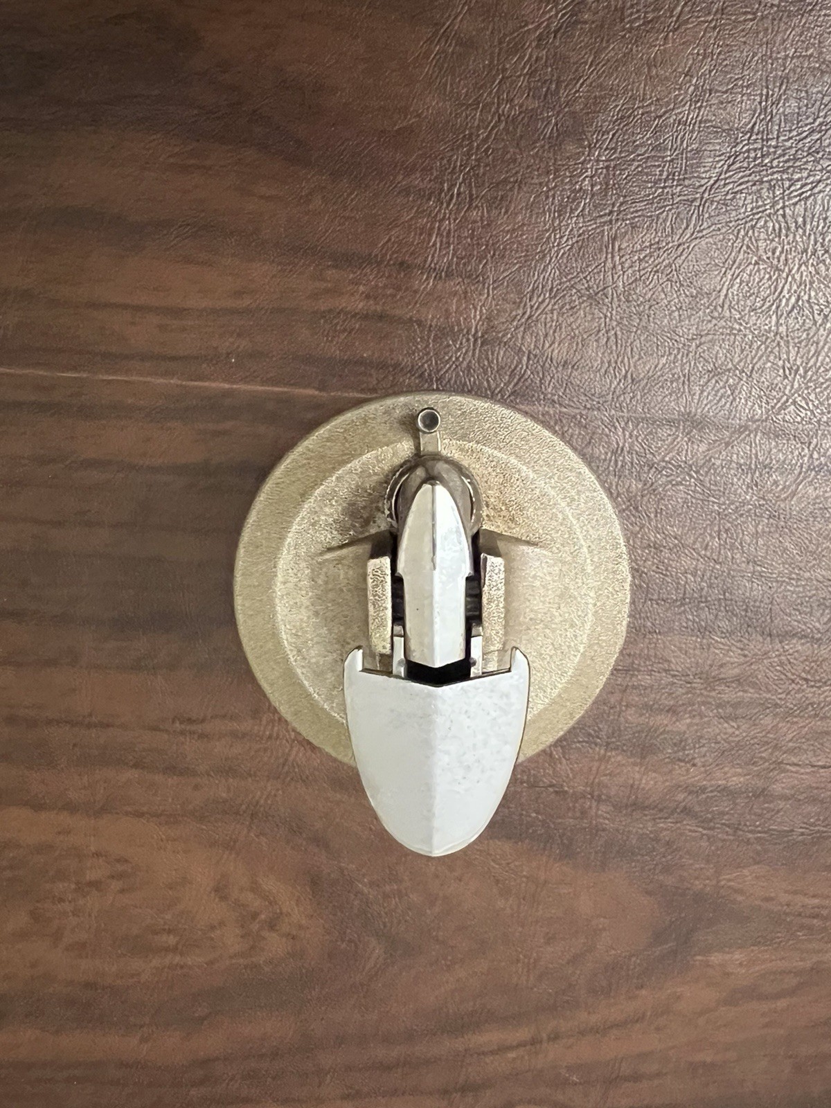 Vintage Ronson Varaflame Saturn Table Lighter Used Untested Refillable Beige MCM
