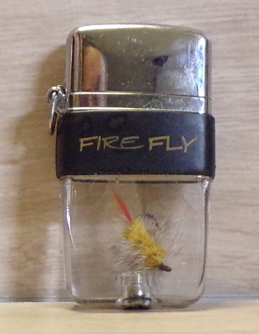 NEW WITHOUT TAGS VINTAGE 1970’S FIREFLY LIGHTER MADE IN JAPAN FLY FISHING LURE .